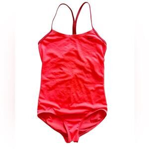 Nike Girls Racerback One Piece Bathing Suit Size 12 Medium